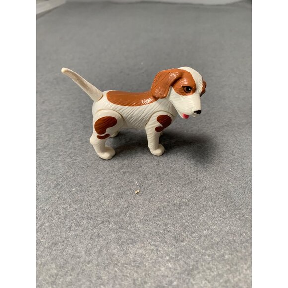 Mattel Barbie Vet 1996 Pet Doctor Brown & White Dog Puppy Spotted Figurine - Picture 8 of 9